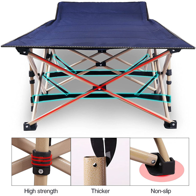 Redcamp Folding Camping Cots Heavy Duty, 28" Portable Sleeping Cot for